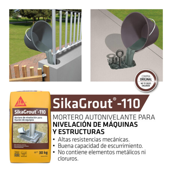 SikaGrout®-110 x 30KG - Imagen 3