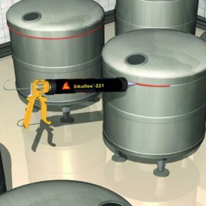 Sikaflex®-221 Gris x 300ML - Imagen 2