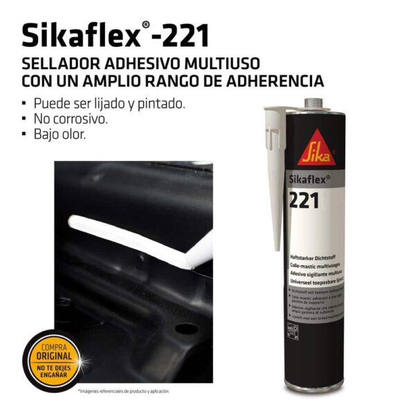 Sikaflex®-221 Gris x 300ML - Imagen 4
