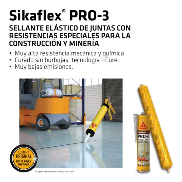 Sikaflex® PRO-3 Concrete Grey x 600ML - Imagen 5