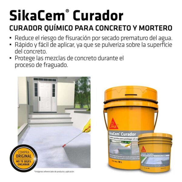 SikaCem® Curador x 18L - Imagen 4