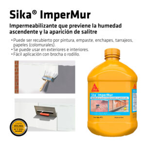 Sika® ImperMur x 4L PET - Imagen 4