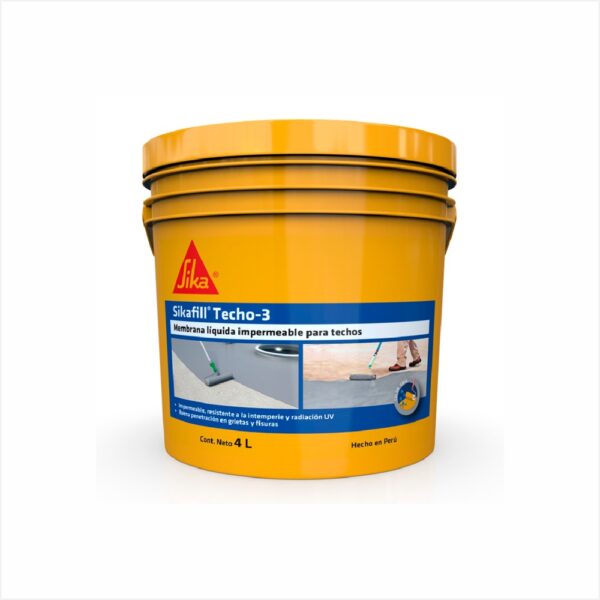 SikaFill® Techo-3 Gris x 4L - Imagen 1