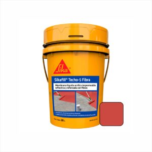 SikaFill® Techo-5 Fibra Rojo x 20L