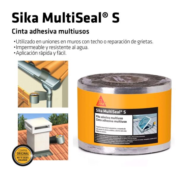 Sika® MultiSeal S Aluminio 10Mx100MM - Imagen 6