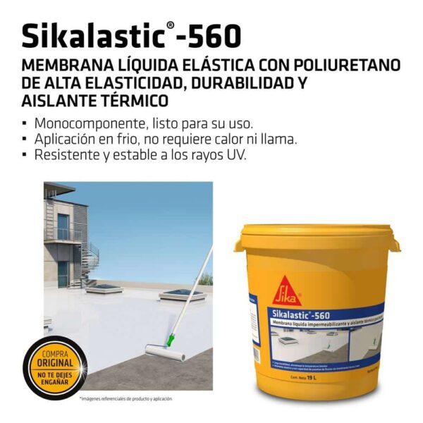 Sikalastic®-560 Blanco x 19L - Imagen 4