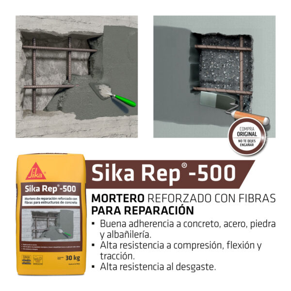 SikaRep®-500 x 30KG - Imagen 4