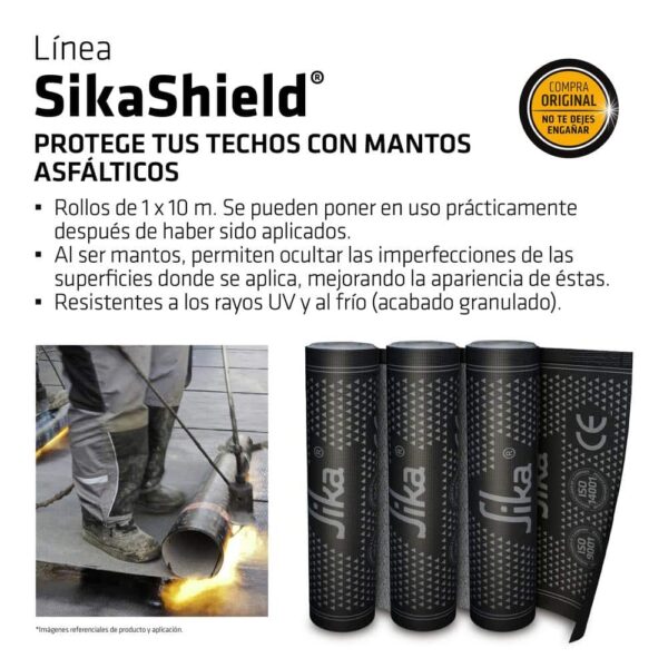 SikaShield® P24 MG Gris Rollo x 1Mx10M - Imagen 3