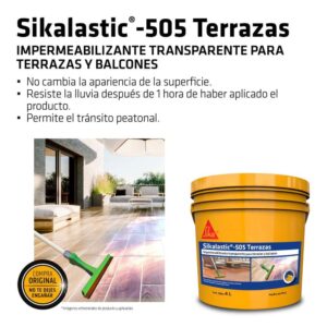 Sikalastic®-505 Terrazas x 4L - Imagen 4