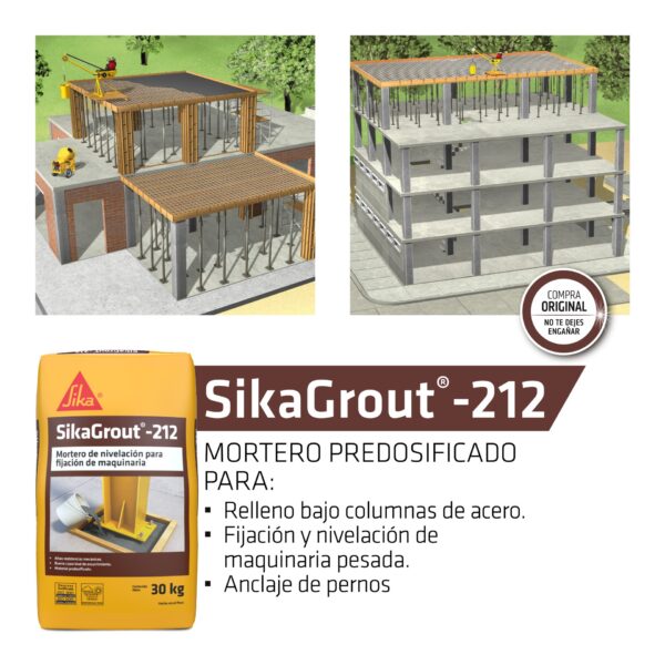 SikaGrout®-212 x 30KG - Imagen 4