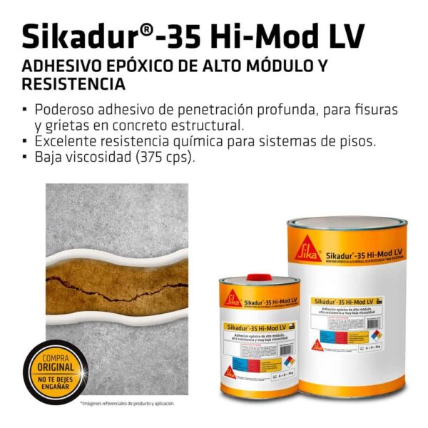 Sikadur® - 35 HMLV JGO x 3KG - Imagen 4