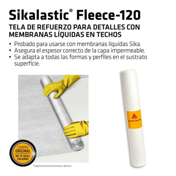 Sikalastic® Fleece-120 x 1M x 50M - Imagen 4