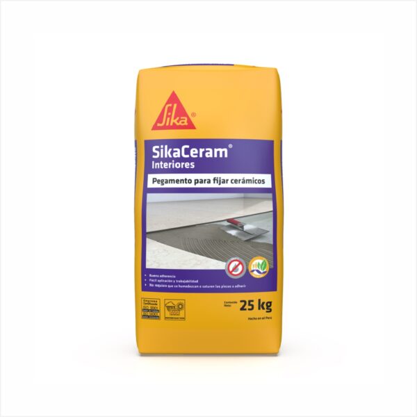 SikaCeram Interiores x 25kg - Imagen 1