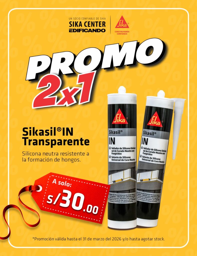Promoción Sikasil 2x1