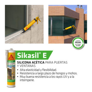 Sikasil® E Transparente x 280ML - Imagen 3